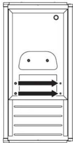 KITCHENAID KUIO338HSS - como invertir el seguro de la puerta - 2
