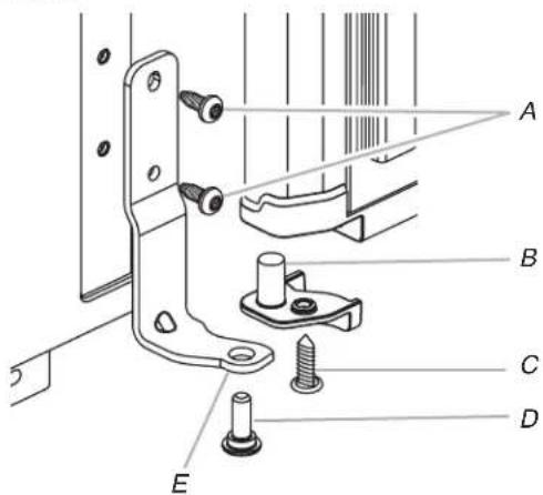 KITCHENAID KUIO338HSS - Bisagra inferior - 1