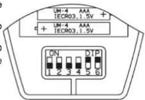 ARGO AWIBS9DC - EXPLANATION AND USE OF THE REMOTE CONTROL UNIT'S MICROSWITCHES - 1