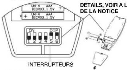 ARGO AWIBS9DC - INSTALLATION DES PILES - 1