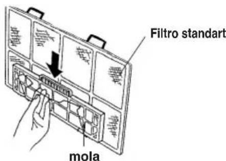 ARGO ULISSE HLA - Substituição do filtró purificador de ar: - 1
