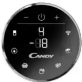 CANDY CMGN 6182W - ABGERUNDETES DISPLAY (FALLS VORHANDEN) - 2