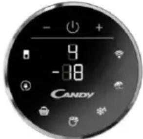 CANDY CMGN 6182W - ROND DISPLAY (INDIEN AANWEZIG) - 2