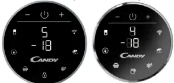 CANDY CMGN 6182W - RUNDT DISPLAY (HVIS TILSTEDE) - 1