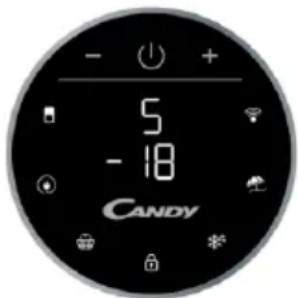 CANDY CMGN 6182W - PANTALLA REDONDA (SI ESTÁ PRESENTE) - 1