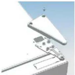 CANDY CMNV 6202X - Dissemble the Refrigerator Door - 1