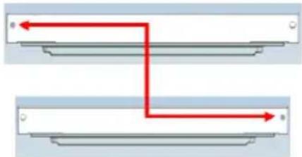 CANDY CMNV 6202X - Assemble door, lower hinge accessories to the corresponding positions - 1
