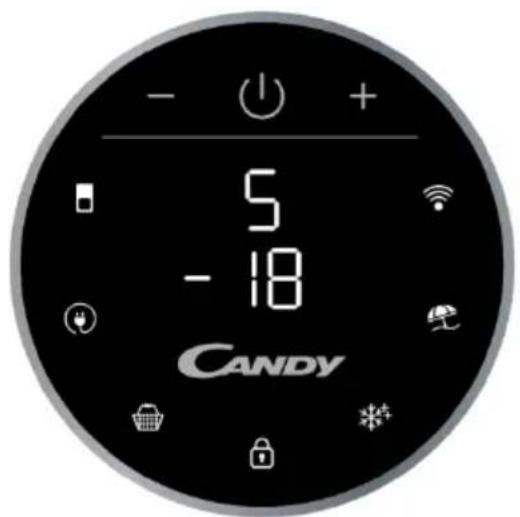 CANDY CMNV 6202X - UNITE D'AFFICHAGE RONDE - 1