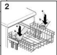 HOOVER HOD 6 BL186 - B.: NON SOLLEVARE O ABBASSARE MAI IL CESTO DA UN SOLO LATO (fig.3). - 2