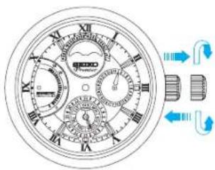 SEIKO Premier SRX017P1 - Réglage de la DATE et du jour - 1