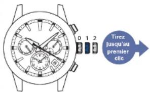 SEIKO Astron SSH021J1 - Tirez la couronne jusqu'au premier clic - 1