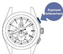 SEIKO Astron SSE151J1 - Appuyez une fois brièvement sur le bouton a - 1