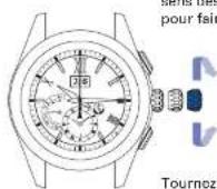 SEIKO Astron SSE141J1 - Tournez la couronne pour régler l'heure - 1