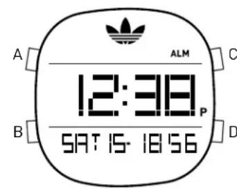 ADIDAS ADH6122 - ACERTO DO TEMPORIZADOR - 2