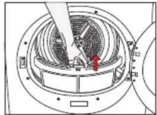 SABA SLSC8BE16W - Cartouche filtrante / Surface interieure de la porte - 1