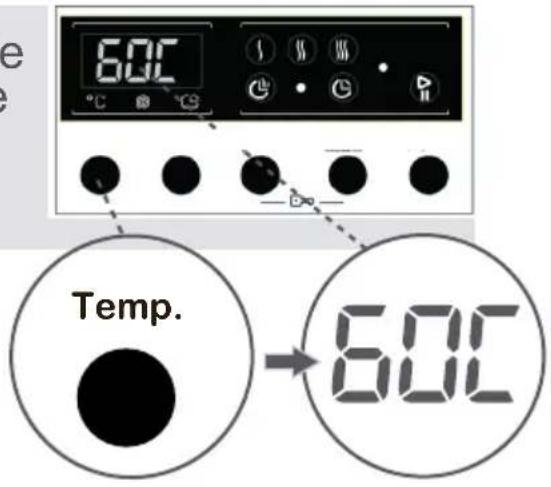 SABA LSS712VE17W - 1- Sélection de la température - 1