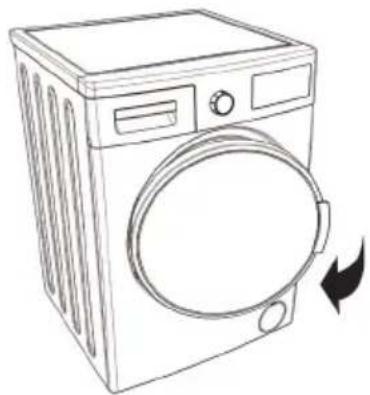 SABA LSS712VE17W - Chargement du linge dans le lave linge - 1