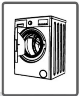 SABA LFS814VE16S - REMARQUE : La capacité maximum de charge peut varier en fonction du type de linge que vous lavez, du degré de saleté et du programme que vous avez choisi. Ne pas dépasser la masse maximale de linge à l'état sec indiquée dans le tableau des programmes de lavage. - 1