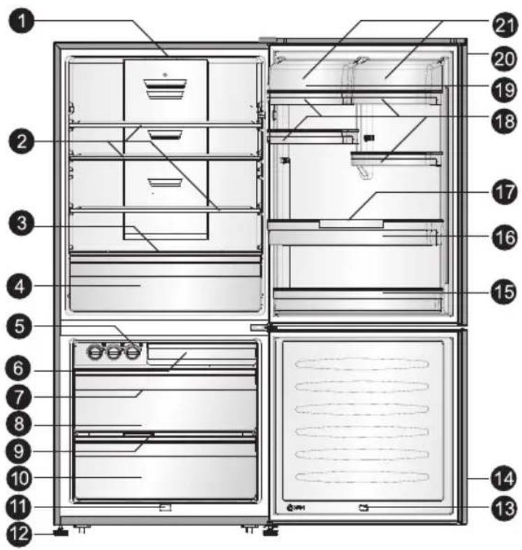 SABA CB3857S - Description de l'appareil - 1