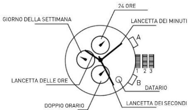ADIDAS ADH2107 - IMPOSTAZIONE DEL DOPPIO ORARIO - 1