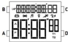 ADIDAS ADH2107 - TIME ZONE 2 SETTING - 1