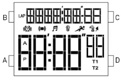 ADIDAS ADH2094 - Affichage de l'heure normale - 1