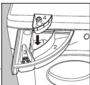 Ariston Thermo AWD 121 - Detergent dispenser - 1