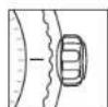 Oris Divers SixtyFive - Positions de la couronne. - 1