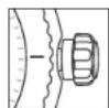 Oris Divers Carl Brashear - Positions de la couronne. - 3