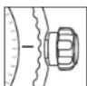 Oris Aquis Staghorn - Positions de la couronne. - 3