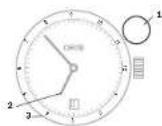 Oris Aquis Date Diamonds - no escala Interlor com coroa - 1