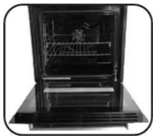 CANDY FXE623X - CLEANING THE DOOR GLASS - 1