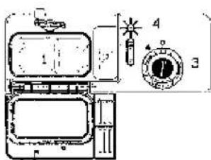 KELVINATOR LS KD 851 - Loading the detergent and the rinse aid. Filling the detergent container - 1