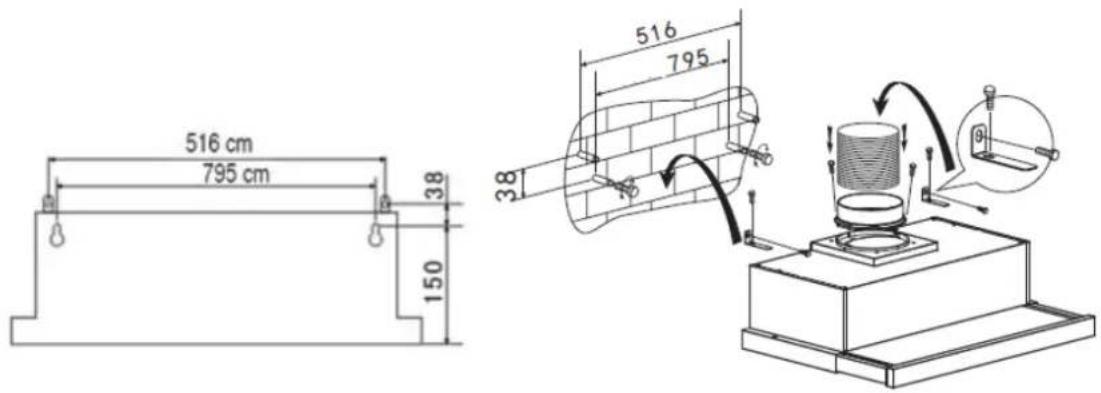 CANDY CBT92403X - INSTALLATION (Wall Mounting) - 4