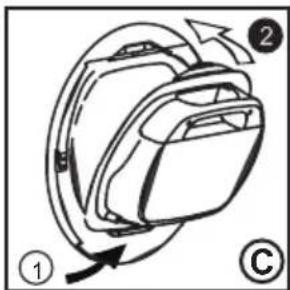 CANDY GVS C8DES - Entfernen des Behalters - 3
