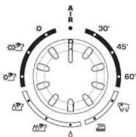 CANDY GO DC 7801S - Auswahlen des Programms - 1