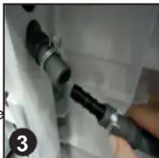 CANDY CS C8DRGRS - Fit the Hose as Follows: - 3