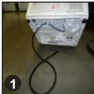 CANDY CS C8DRGRS - Fit the Hose as Follows: - 1