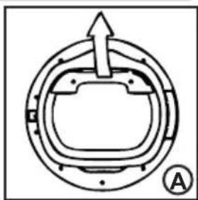 CANDY CS C8DRGRS - Pour-retirer le réservoir de porte - 1