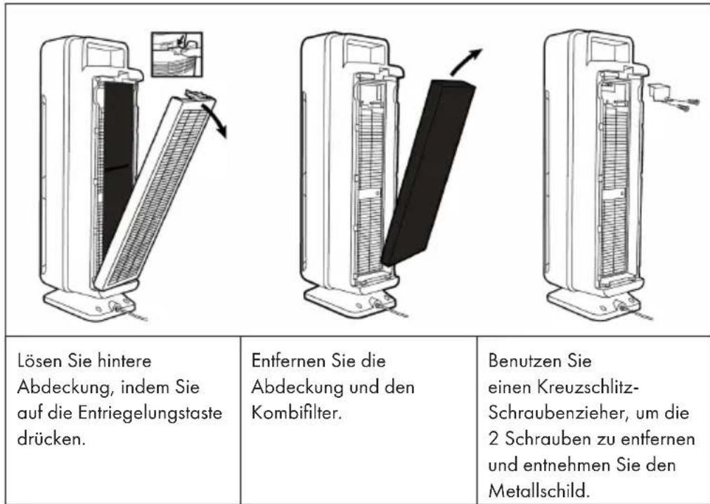 Klarstein 10032001 - So ersetzen Sie die UV-C-Lampe - 1