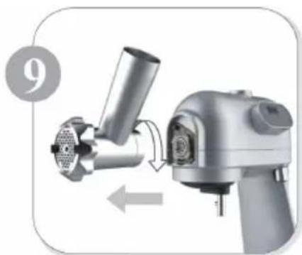 Klarstein 10032112 - MEAT GRINDER - 9