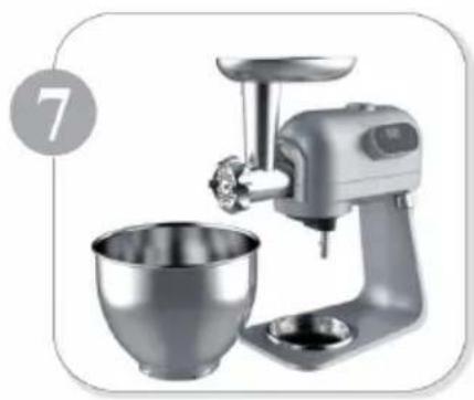 Klarstein 10032111 - MEAT GRINDER - 7