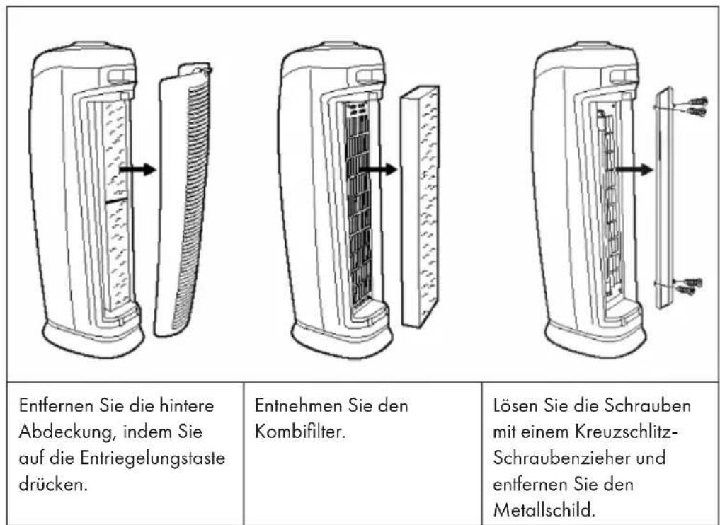 Klarstein 10032000 - So ersetzen Sie die UV-C-Lampe - 1