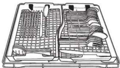 MAYTAG MDB7959SHZ - Canasta para utensilios de comida extraible (canasta del tercer nivel, en algunos modelos) - 1