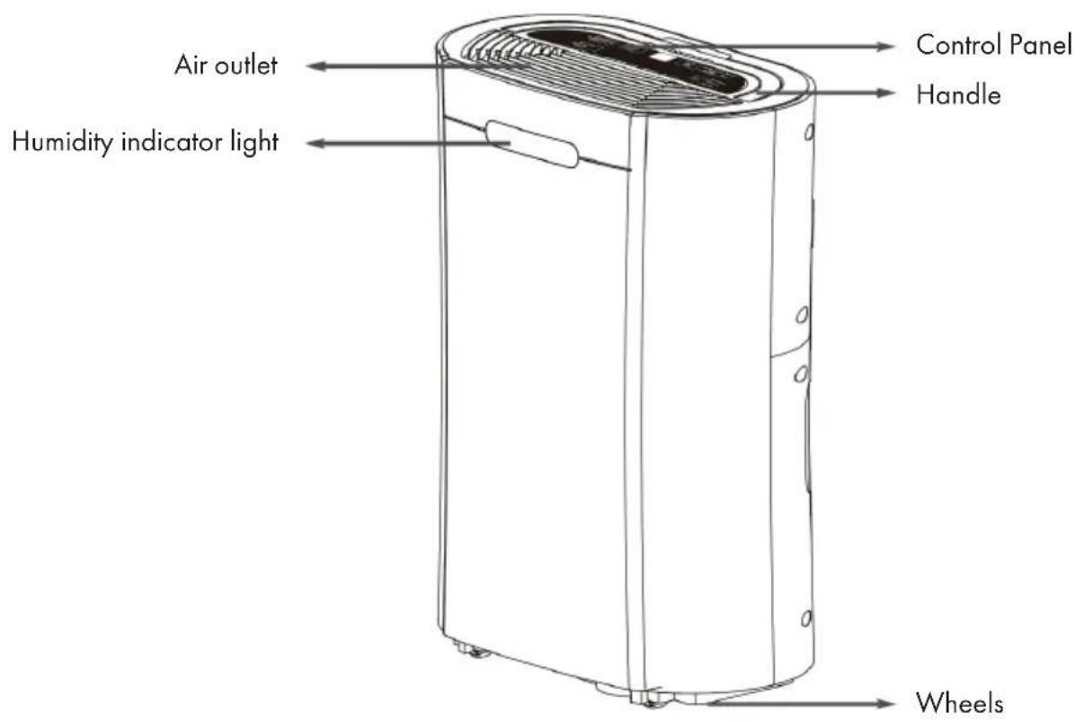 Klarstein AeroDry 10 10033251 - PRODUCT OVERVIEW - 1