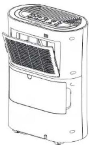 Klarstein AeroDry 10 10033251 - Gitter und Gehäuse reinigen - 3