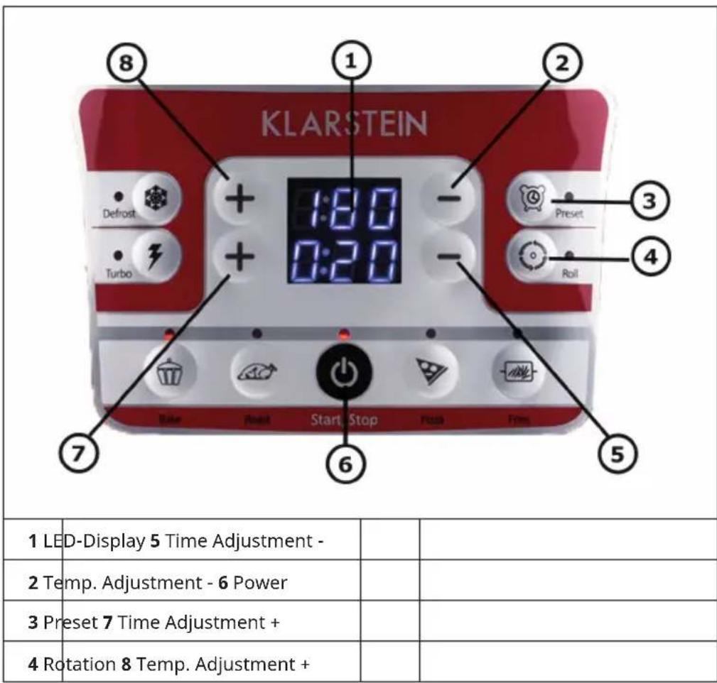 Klarstein 10028290 - DEVICE OVERVIEW - 2