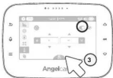 ANGELCARE AC315 - TO ACTIVATE THE ROOM TEMPERATURE ALERT: - 2