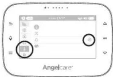 ANGELCARE AC315 - TO ACTIVATE THE ROOM TEMPERATURE ALERT: - 1
