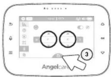 ANGELCARE AC315 - PARA CONFIGURAR EL RANGO DE TEMPERATURA DE LA HABITACIÓN: - 2